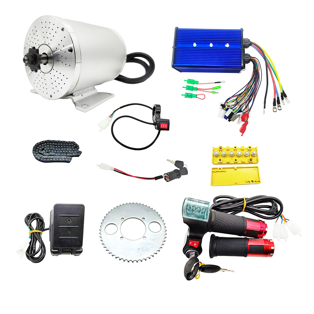 Electric Brushless DC Motor Ki - Mid Drive Motor Kit 72V 3000W recension och pris