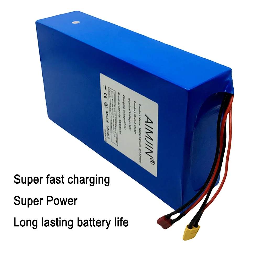 16S8p 1000-3000W Brand New Lit - 60V 30Ah Electric Scooter Battery recension och pris