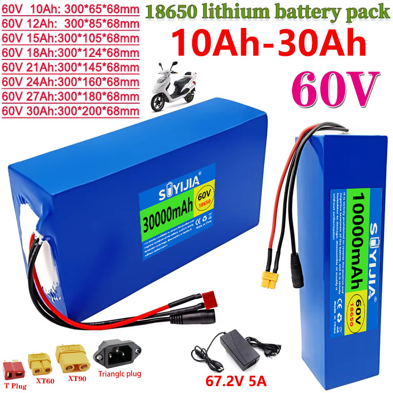 18650 60V 30Ah 10Ah 12Ah 15Ah  - 60V 30Ah Electric Scooter Battery recension och pris