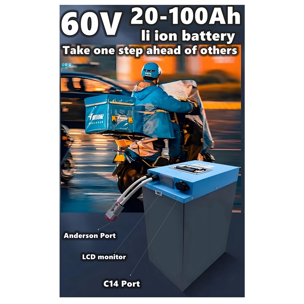 HS 60V Scooter li ion battery  - 60V 30Ah Electric Scooter Battery recension och pris