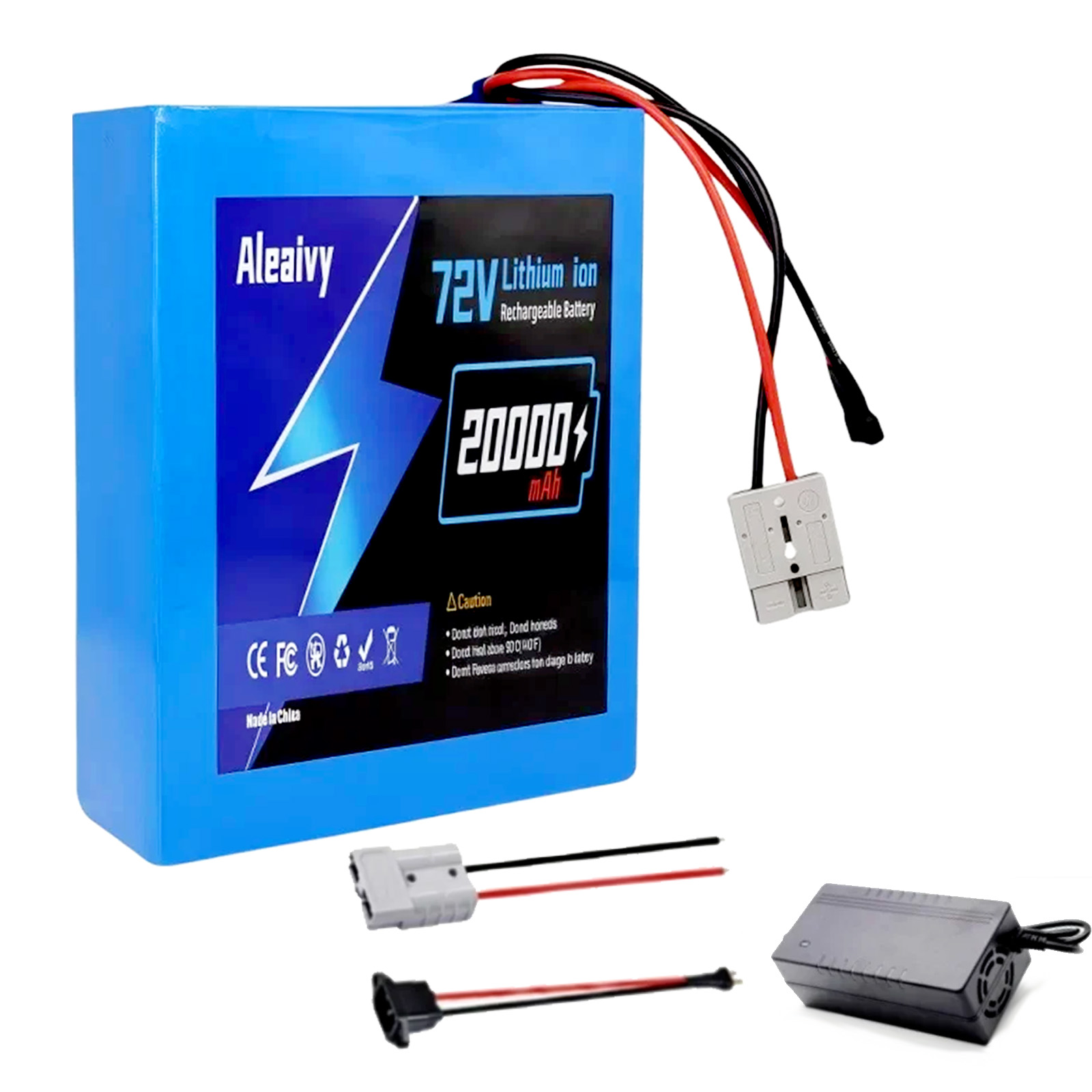 Aleaviy 72V 20Ah  Bike Lithium - 60V 30Ah Electric Scooter Battery recension och pris