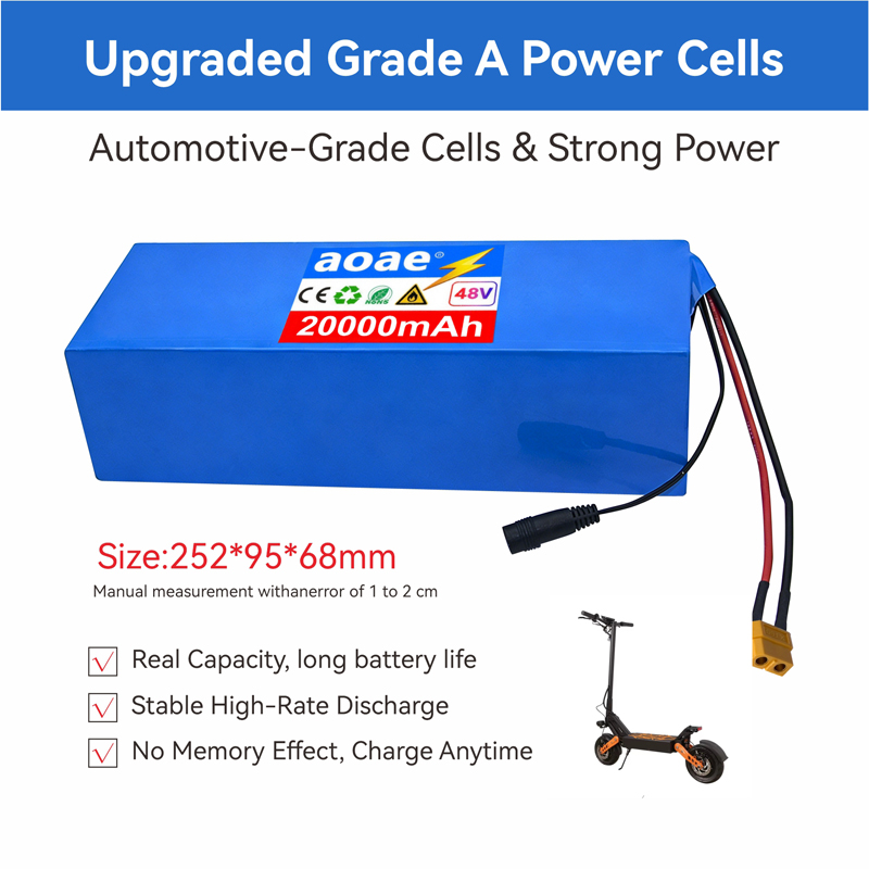 48V Electric Scooter Battery 1 - 60V 30Ah Electric Scooter Battery recension och pris