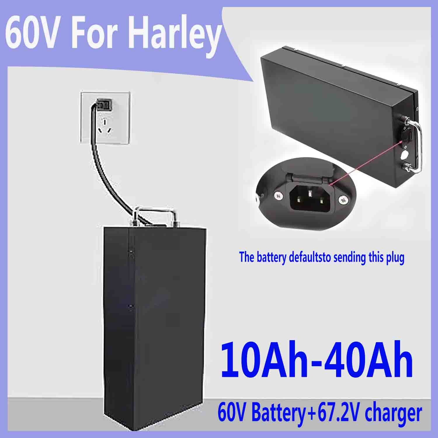 For Harley batteries 60V 20AH  - 60V 30Ah Electric Scooter Battery recension och pris